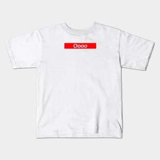 Oooo // Red Box Logo Kids T-Shirt